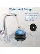 Görgős masszázslabda, önmasszírozó eszköz izomlazításhoz, Kék színben