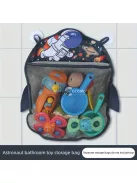 Fürdőszobai játék tároló akasztós háló Kis Sárga Kacsa - Gyermek fürdőkád játék rendező háló praktikus tároláshoz