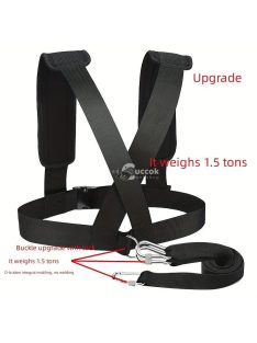   Erősítő szán visszahúzó övvel, fitnesz-ellenállás edzőpánt, gyorsaság és agility edző övvel