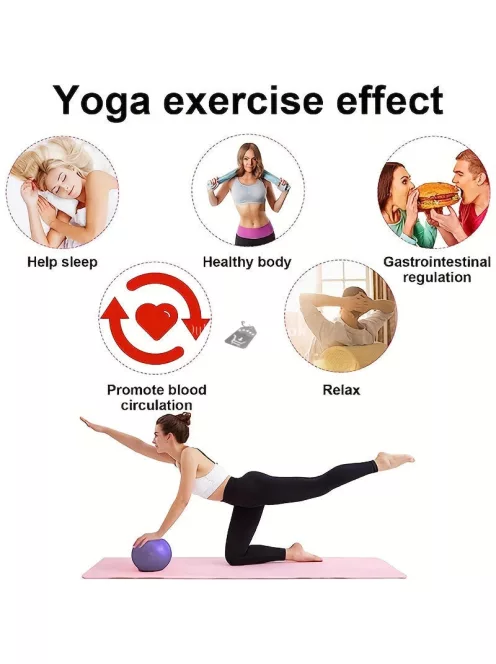 Vastagított Jóga Labda Kék - Stabilitás és Erősítés Edzéshez