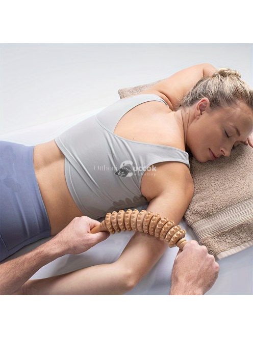 Ívelt Faterápiás Masszázsgörgős Eszköz Testmasszázshoz és Relaxációhoz
