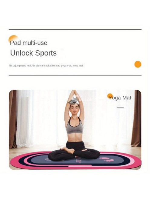 Extra Nagy, Csendes Szivárvány Jóga Szőnyeg - Kényelmes és Tartós Edzőszőnyeg Meditációhoz és Fitneszhez