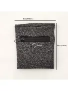 Stílusos Uniszex Szürke Csuklószorító Tároló Rekesszel Edzőteremhez, Futáshoz és Kerékpározáshoz