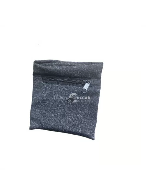 Stílusos Uniszex Szürke Csuklószorító Tároló Rekesszel Edzőteremhez, Futáshoz és Kerékpározáshoz