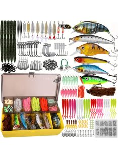   Komplett Horgászfelszerelés Készlet 360 Db-os Csali Készlet Horgászathoz és Halászathoz
