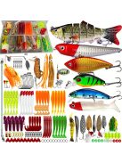 Komplett Horgászfelszerelés Készlet 360 Db-os Csali Készlet Horgászathoz és Halászathoz