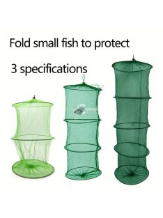   Tartós, Összecsukható 5 Rétegű Horgászháló Halászathoz