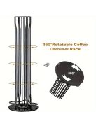 Forgatható Nespresso Kávékapszula Tartó Állvány - Praktikus Tárolási Megoldás Nespresso Kapszulákhoz