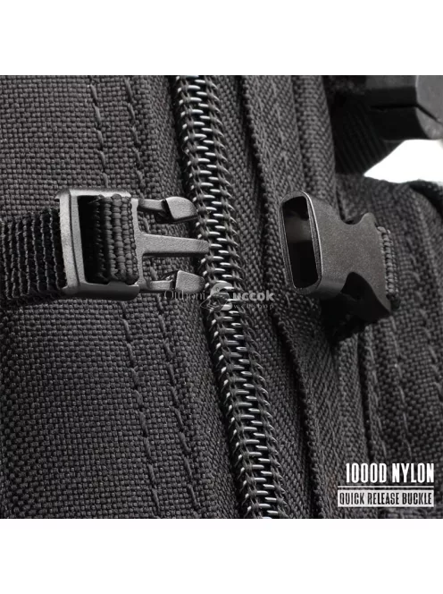 Tartós fekete taktikai táska EDC szerszámok és barkács kellékek tárolására