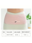 Varrat nélküli kötött sport deréktáska Fekete - L méret, kényelmes viselet futáshoz és edzéshez