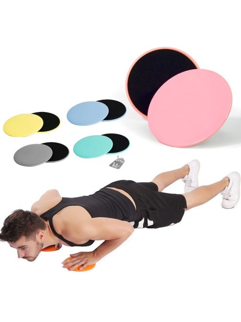 1 pár lábcsúszka Fekete - Fitnesz és Jóga Gyakorlatokhoz