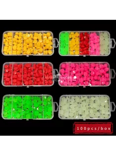   100db Puha Szilikon Horgászcsali Kukoricaszem Kialakítással a Hatékony Horgászatért