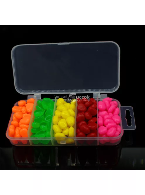 100db Puha Szilikon Horgászcsali Kukoricaszem Kialakítással a Hatékony Horgászatért