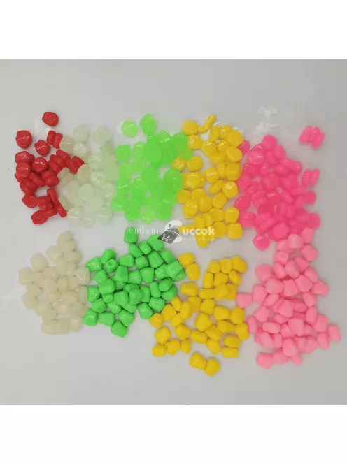 100db Puha Szilikon Horgászcsali Kukoricaszem Kialakítással a Hatékony Horgászatért