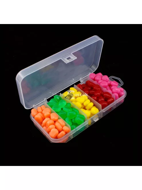 100db Puha Szilikon Horgászcsali Kukoricaszem Kialakítással a Hatékony Horgászatért