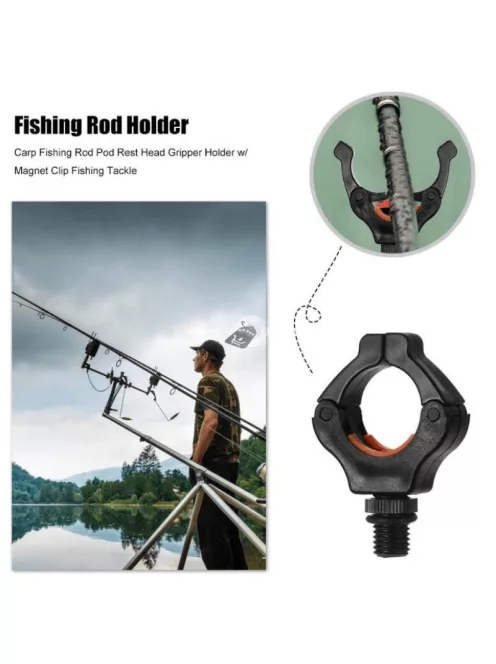 Horgászbot hüvely tartó mágneses kapcsokkal - Biztonságos és stabil tárolás horgászathoz