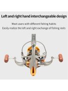 100 kg maximális vontatású pergető horgászorsó Fekete - DC3000, nagy teherbírású horgász felszerelés