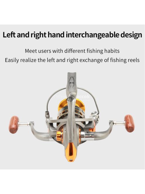 100 kg maximális vontatású pergető horgászorsó Fekete - DC3000, nagy teherbírású horgász felszerelés