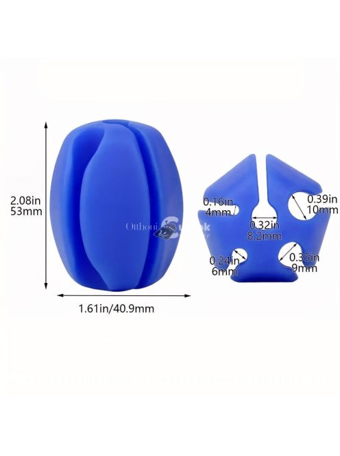 Újrafelhasználható Műanyag Horgászbot Tartó - Tojás Alakú, Fekete Színű