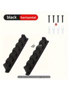 Falra szerelhető vízszintes horgászbot tároló állvány, 2 db-os készlet