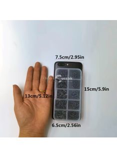   100db Vegyes Méretű Horgász Horog Készlet - Többféle Halászati Igényhez