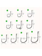 100db Vegyes Méretű Horgász Horog Készlet - Többféle Halászati Igényhez