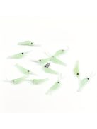 50db Puha Világító Garnéla Horgászcsali Éjszakai Horgászathoz