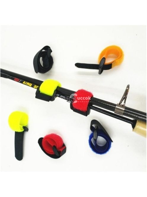 10db horgászbot rögzítő pánt - Praktikus botösszefogó és szállítást segítő eszköz horgászoknak