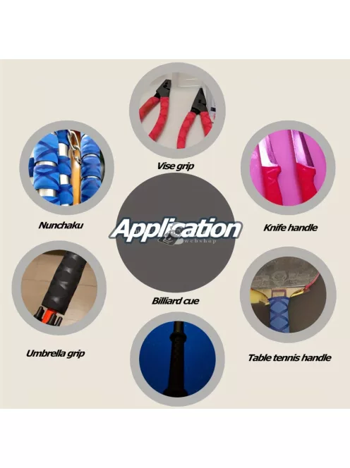 Csúszásmentes, Izzadságelnyelő Horgászbot Nyélcső Fekete - 3cm Átmérőjű, 1 Méter Hosszú