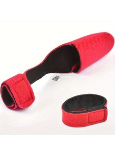   Horgászbot Zsinór és Védő Botkupak Piros Színű, Horgászati Kiegészítőkkel