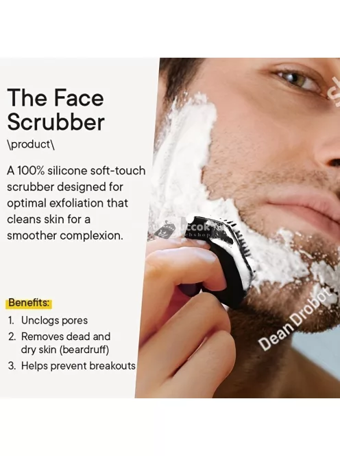 Férfi szilikon arctisztító kefe bőrfrissítő eszköz mindennapi használatra