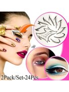 Professzionális Easycap szemceruza stencil és szemhéjfesték sablon készlet sminkhez