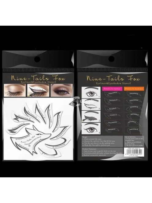 Professzionális Easycap szemceruza stencil és szemhéjfesték sablon készlet sminkhez