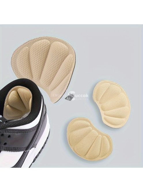 Sarokpárna cipőkhöz, öntapadó szürke szivacsbetétek - 2 db a kényelmes viseletért