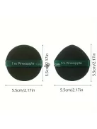 7 db Air Cushion Puff újrafelhasználható sminkszivacs nedves és száraz használatra, folyadékhoz, krémhez, alapozóhoz és púderhez, Barna - 7 DB