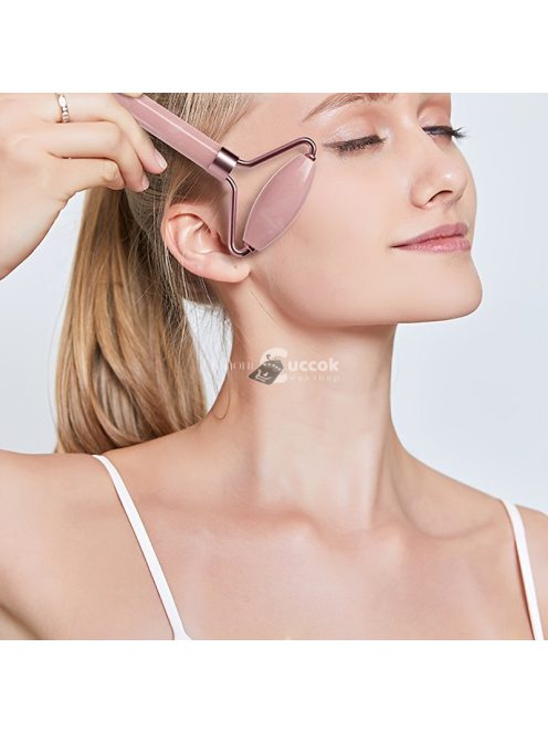 Jade Roller & Gua Sha, Archenger, Természetes Kő Arcszépítő és Masszázs Roller Szett