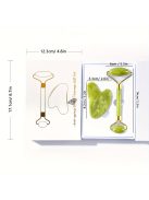 Jade Roller & Gua Sha, Archenger, Természetes Kő Arcszépítő és Masszázs Roller Szett