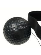 Bokszolói Készségeket Fejlesztő Fejpánt Labdával, Fekete Színben