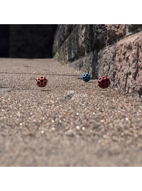 Magas Pattogó Labda Piros Színben, 1 db - Szórakoztató Játék Gyerekeknek és Felnőtteknek