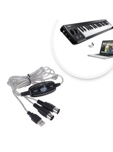 USB MIDI kábel adapter hangszer csatlakoztatáshoz