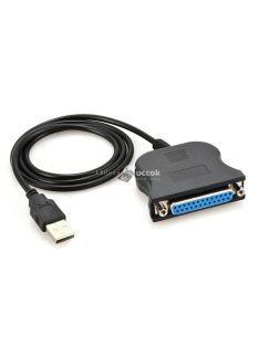   USB LPT átalakító USB Printer port nyomtató csatlakozáshoz