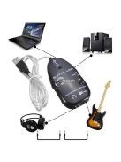 USB Guitar Link, Gitár Hangkártya Interfész Zenei Felvételhez és Gyakorláshoz