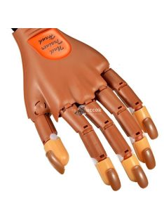   Profi gyakorló kéz műkörömépítéshez - realisztikus szilikon modell oktatási célokra