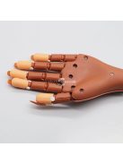 Profi gyakorló kéz műkörömépítéshez - realisztikus szilikon modell oktatási célokra