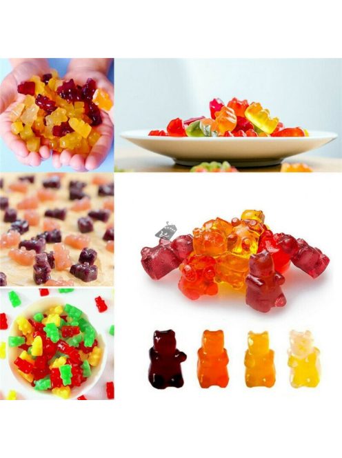 Házi gumicukor készítő szett, gumimaci és egyéb formák készítéséhez