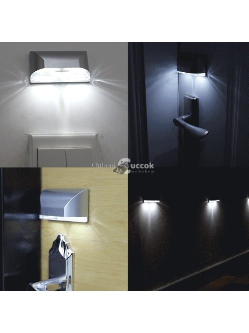 Kulcslyuk világítás mozgásérzékelős LED fényforrással, praktikus éjszakai használatra