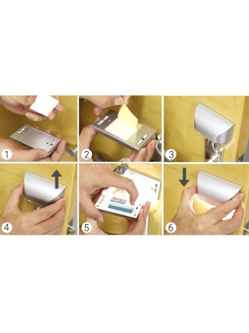 Kulcslyuk világítás mozgásérzékelős LED fényforrással, praktikus éjszakai használatra