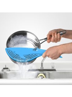 Bálna alakú tea- és kávészűrő konyhai kiegészítő