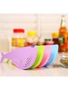 Bálna alakú tea- és kávészűrő konyhai kiegészítő