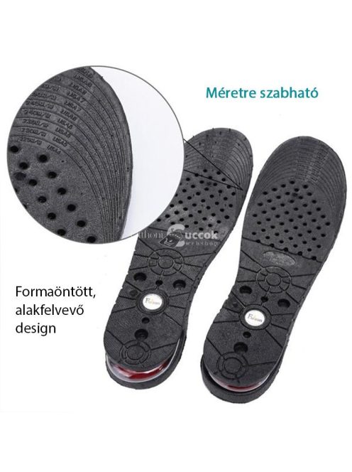 Sarokemelő talpbetét cipőbe – Komfortos és ergonomikus sarokemelő betét a láb egészségéért